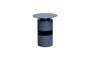 Miniature Shifumi blue metal side table Clipped