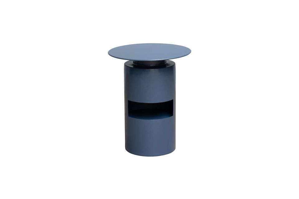 Discover simplicity coupled with elegance with our Blue Metal Side Table