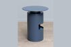 Miniature Shifumi blue metal side table 2