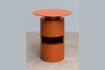 Miniature Shifumi orange metal side table 1