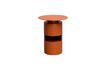 Miniature Shifumi orange metal side table 3