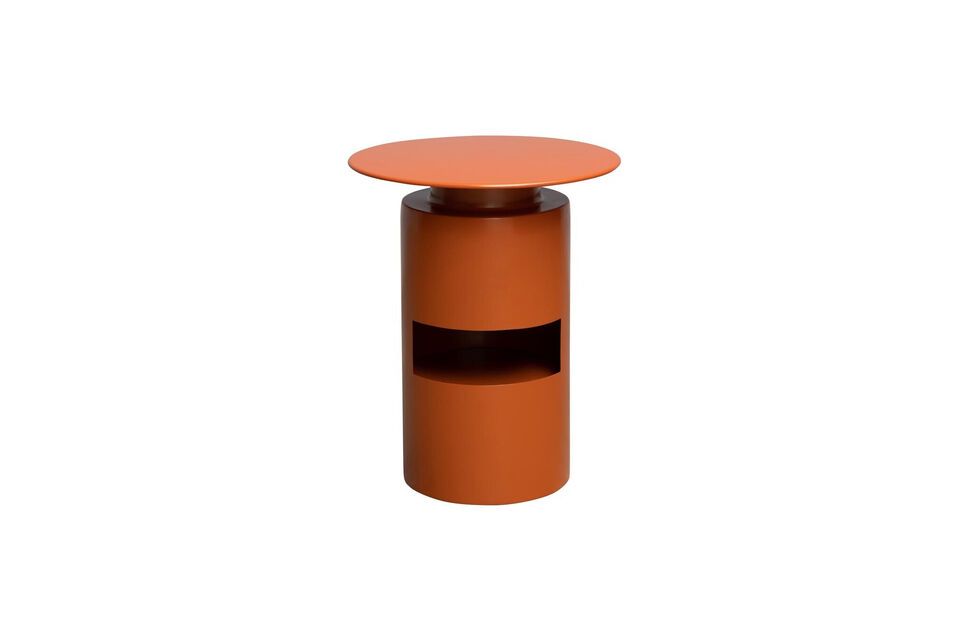 Discover functional elegance with our iron side table, a bold stroke of color for your interior