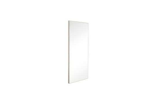 Shine grey metal mirror Clipped