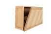 Miniature Shoe cabinet in Herringbone light oak veneer, size L 6