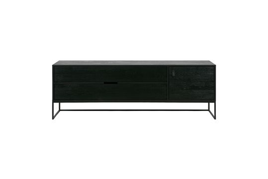 Silas black tv stand