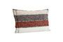 Miniature Silked cushion cover in multicolored recycled silk Clipped