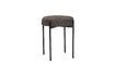 Miniature Silo black fabric stool 1