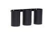 Miniature Silo black metal desk organizer 3