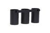 Miniature Silo black metal desk organizer 4