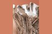 Miniature Silver aluminum ice bucket Feathers 4