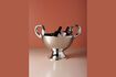 Miniature Silver aluminum ice bucket Swans 2