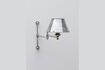 Miniature Silver brass wall light Library 4