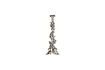 Miniature Silver-plated recycled aluminum candleholder Animal 1