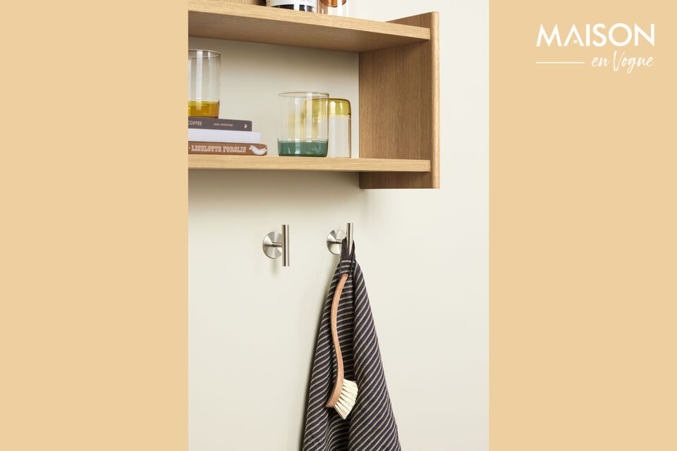 Optimize your space with the Rest silver metal hook