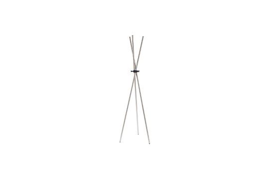 Silver steel coat rack Darwin Clipped