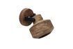 Miniature Siracusa brown wooden wall lamp 2