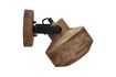 Miniature Siracusa brown wooden wall lamp 3