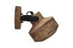 Miniature Siracusa brown wooden wall lamp 4