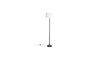 Miniature Slim black aluminum floor lamp Clipped