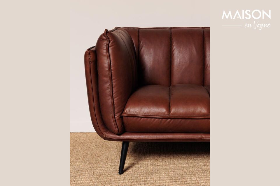 Its rich brown hue adds a touch of warmth to your living space