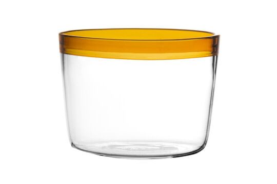 Small amber glass water glass Tarifa Clipped