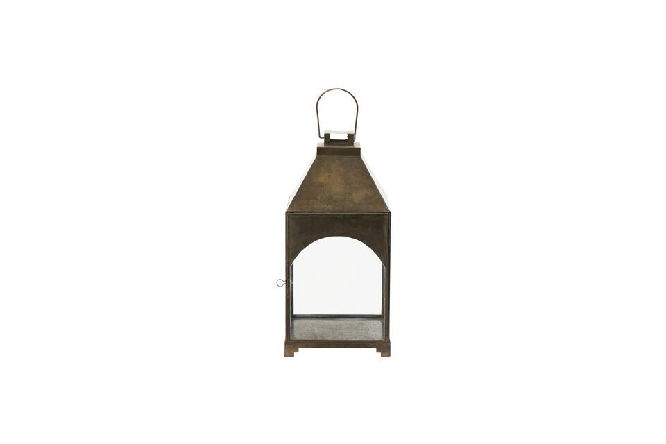 Discover timeless elegance with the Arch lantern in gilded iron from House Doctor