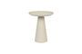 Miniature Small beige metal side table Ringar Clipped