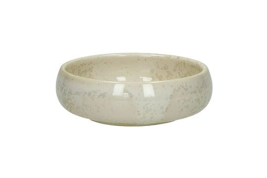 Small beige porcelain bowl Nougat Clipped