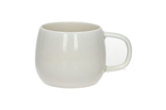 Small beige porcelain mug Biscotti Clipped