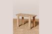 Miniature Small bench in beige mango Verdon 1