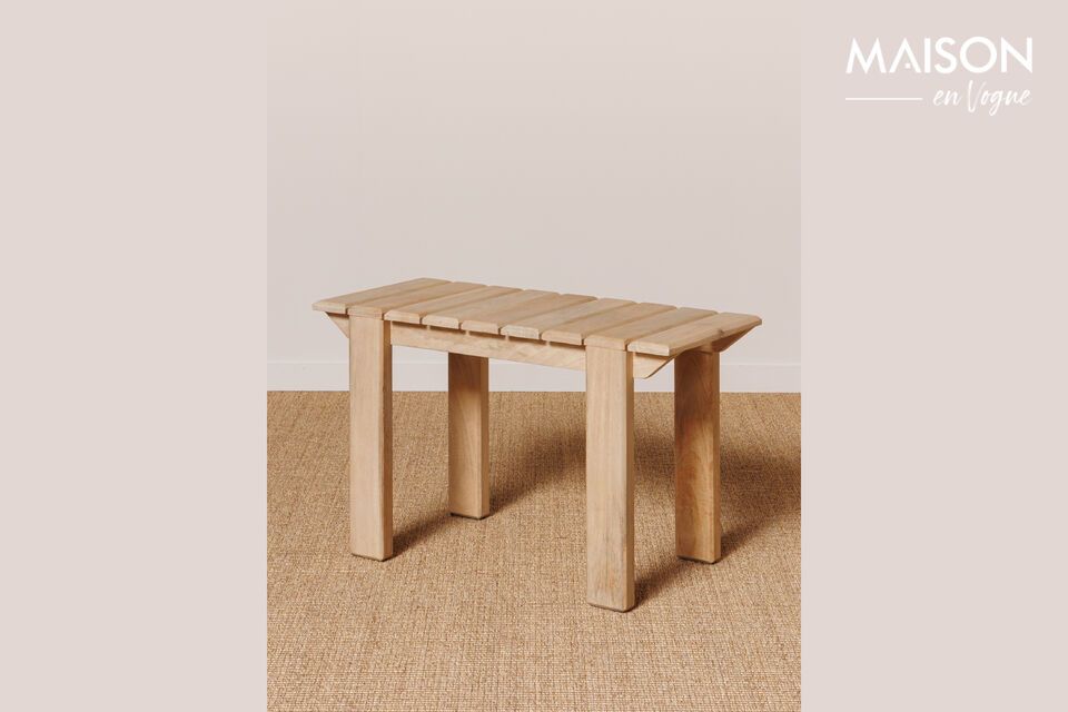 Small bench in beige mango Verdon Chehoma