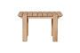 Miniature Small bench in beige mango Verdon Clipped