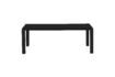 Miniature Small black aluminium bench Vondel 4