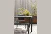 Miniature Small black aluminium bench Vondel 3