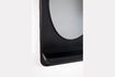 Miniature Small black iron mirror Pascal 9