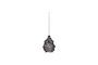 Miniature Small black Mesh metal suspension Clipped