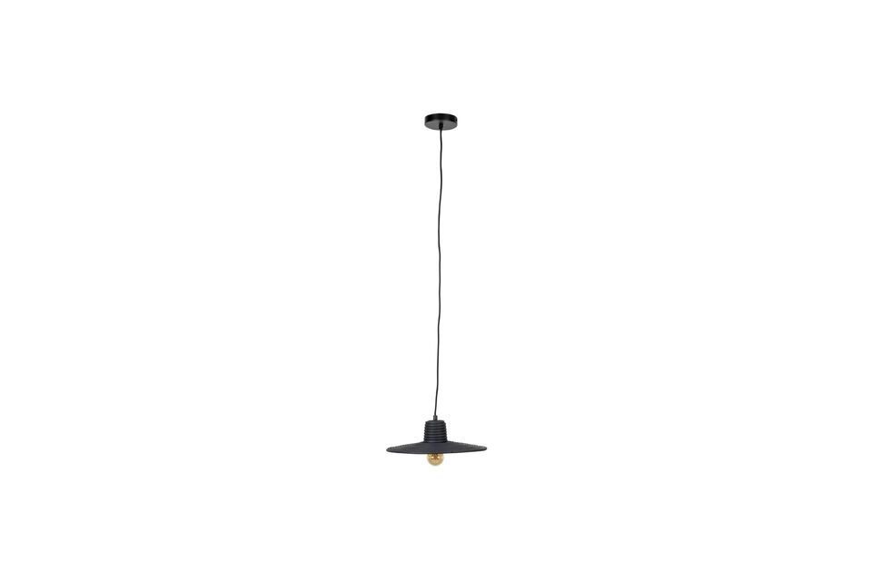 Small black rattan suspension Balance Zuiver