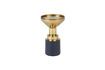 Miniature Small blue aluminium candlestick Glam 1