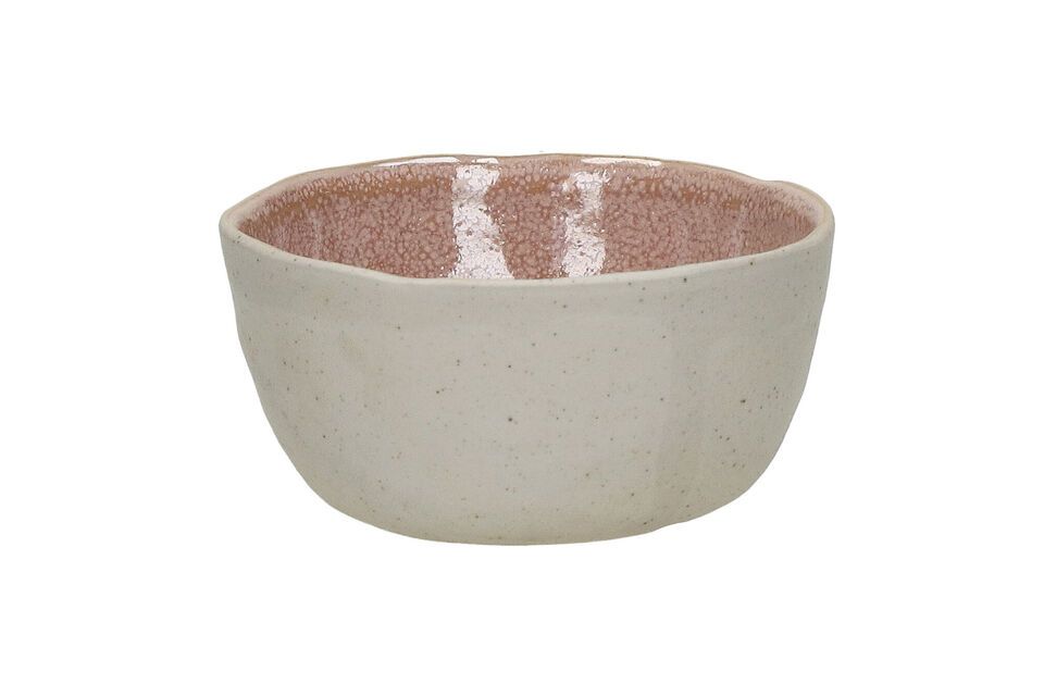 Small bowl in pink stoneware Spiro Pomax