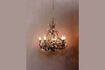 Miniature Small brown metal chandelier Rambouillet 1