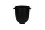 Miniature Small champagne bucket in black aluminium Lisa Clipped