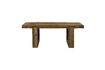 Miniature Small dark wood bench Andalucia 6