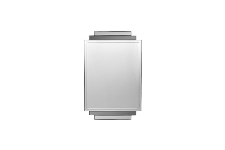 Introduce a touch of elegance and originality to your space with the Deco Gray Mirror from House