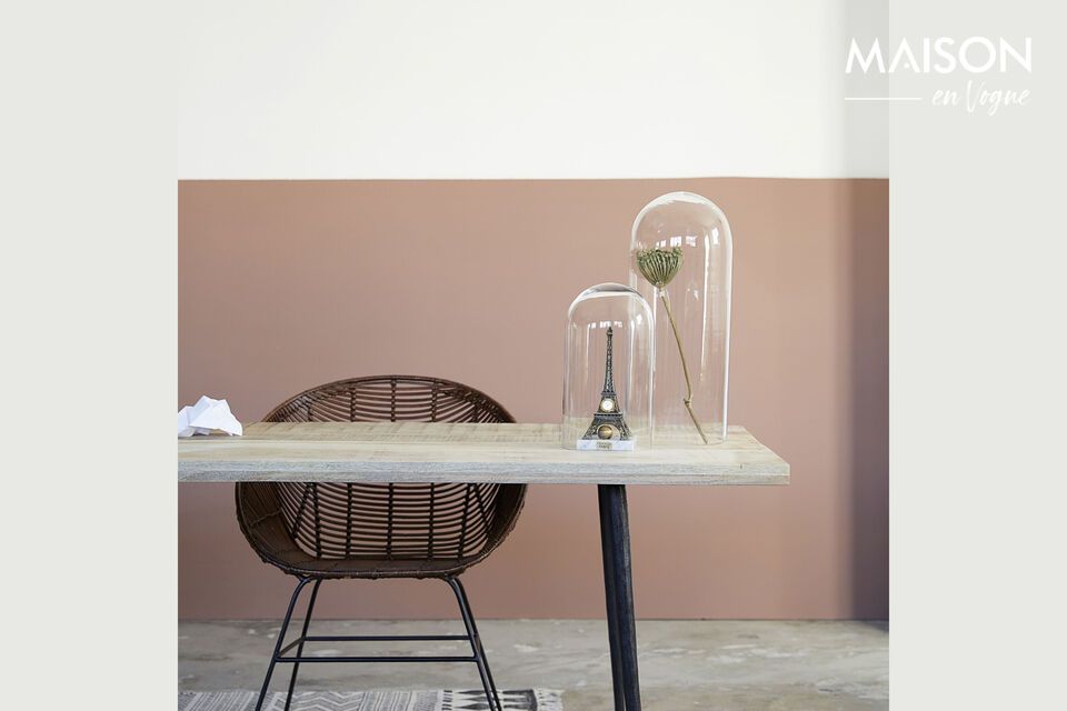 Discover the rustic elegance of a natural mango table.