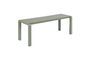 Miniature Small green aluminium bench Vondel Clipped