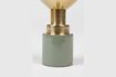 Miniature Small green aluminium candlestick Glam 6