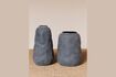 Miniature Small grey fiberglass pot Soignies 3