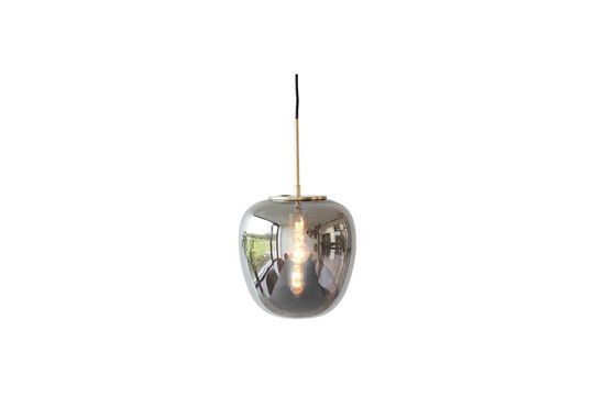 Small grey glass lamp Reflect Clipped