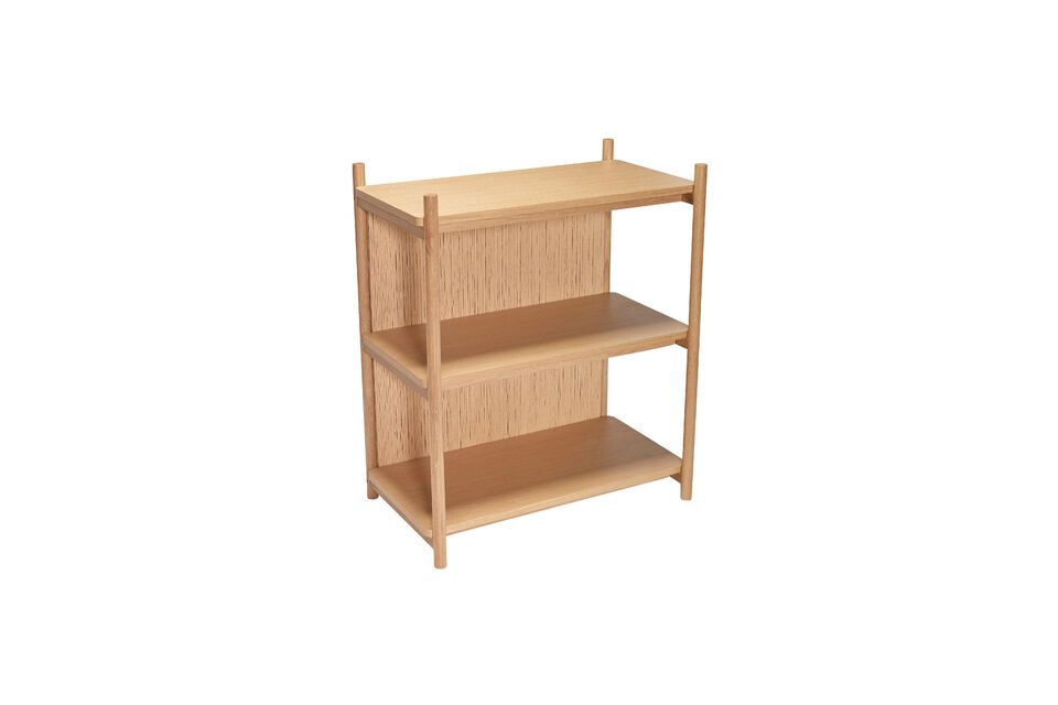 The Heritage light wood shelf combines functionality and elegance to showcase your favorite items