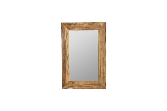 Small light wood mirror Pure Nature Clipped